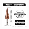 Step Drill Bits Standard 9 Sizes